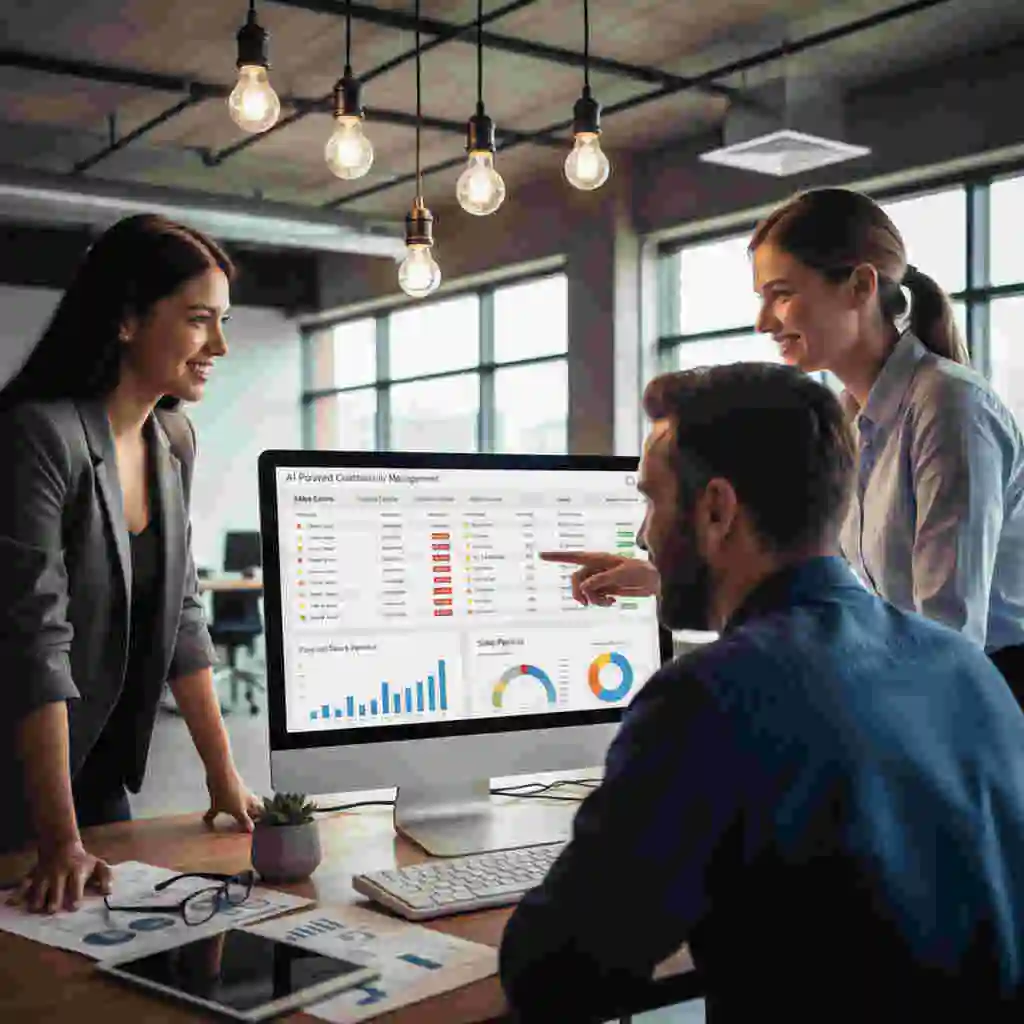 business-team-discussing-ai-management-dashboard-CRM-metrics business-team-discussing-ai-management-dashboard-CRM-metrics